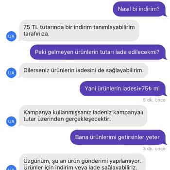 Getir - Eksik Ürün