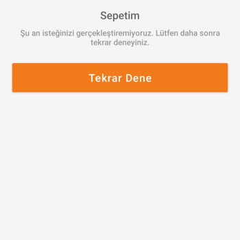 Trendyol Sepetim Saatlerdir Açılmıyor.