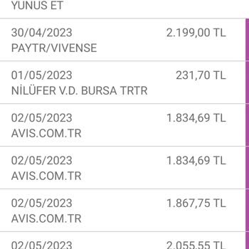 Avis Ödeme Hatası, 4 Kere Para Çekildi