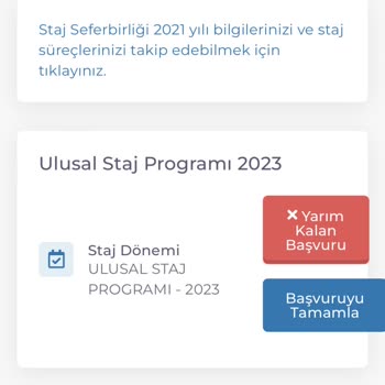 Kariyer Kapısı Staj Başvurusunda Sıkıntı Çıktı