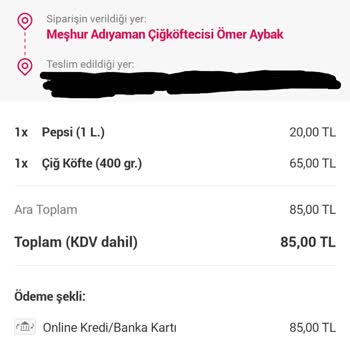 Yemeksepeti Beni Koruyamadı Param Boşa Gitti