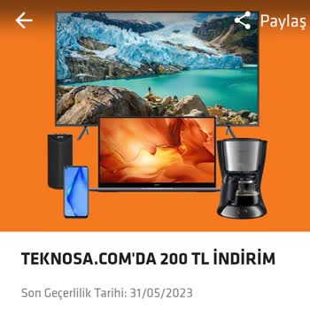 ZUBİZU, Teknosa.com Da 200 TL İndirim