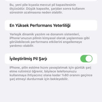 iPhone Pil Ömrü Çabuk Tükenmesi