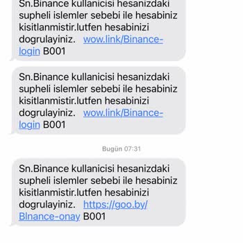 Binance Hesabımın Çalındığına Dair Şikayetim