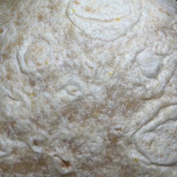 Untad Tam Buğdaylı Lavaş Üzerinde Bozulma Belirtisi Sarı Benek Mevcut