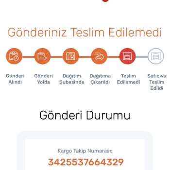 Aras Kargo Ürün Teslimat Edilmemesi