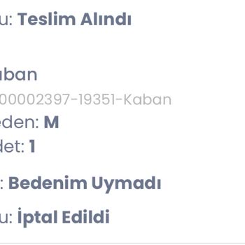 İade Gerçekleşmedi LCW Online Sattığı Ürüne Sahip Çıkmıyor