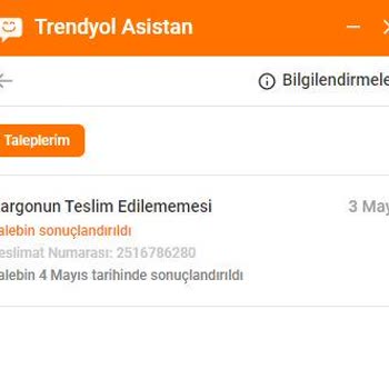 Trendyol Siparişimin Teslim Edilememesi Ve Kargo Belirsizliği