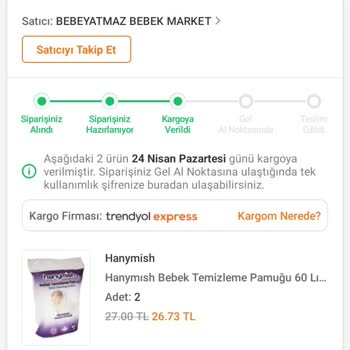 Bebeyatmaz.com 11 Gün Olmasına Rağmen Kargom Ulaşmadı!