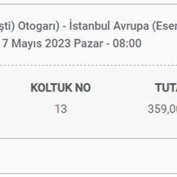 Kamil Koç Sefer İptali Ve İade Sağlamamak