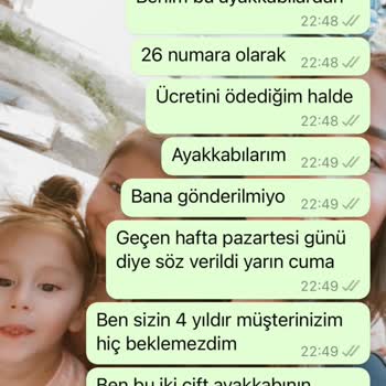 Tarzcocuk.com.tr Ayakkabı Değişim Ve Asla Geri Dönüş Sağlanmaması