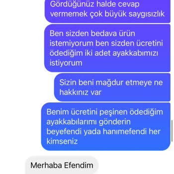 Tarzcocuk.com.tr Ayakkabı Değişim Ve Asla Geri Dönüş Sağlanmaması