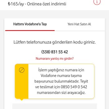 Operatör Değişikliği Vodafone Duyarsızlığı