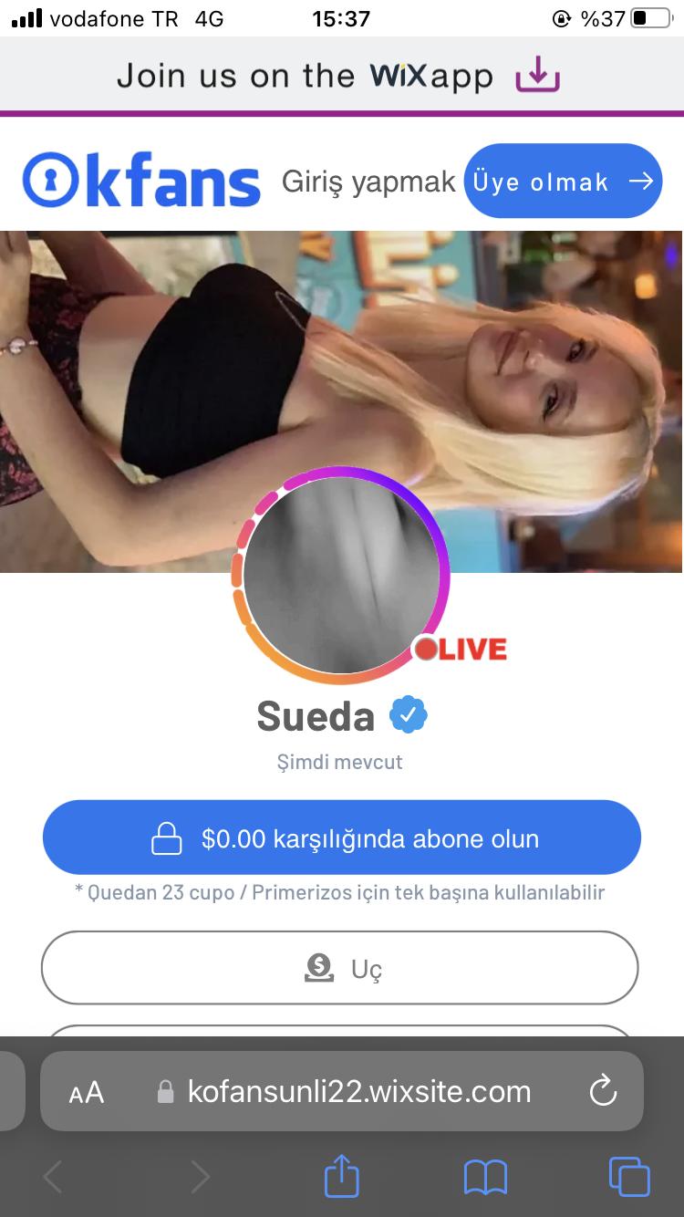 OnlyFans Adıma Sahte Hesap Açılmış - Şikayetvar