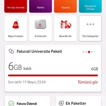 Vodafone İnternet Paketim Olmasına Rağmen Otomatik Paket Satın Alıyor