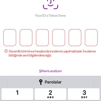 Papara Güvenlik Birimince İncelemeye Alınan Hesabım Açılmıyor