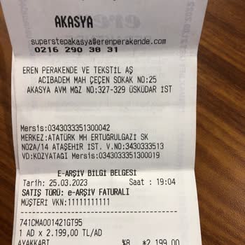 Akasya SuperStep Mağazasında Yaşadığım Sorun