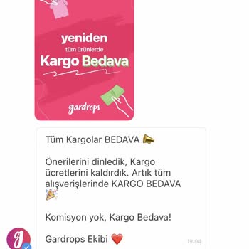Gardrops Kargo Ücreti Kesintisi