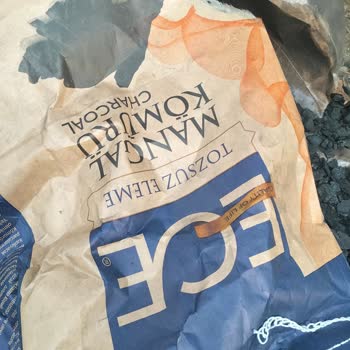 Onur Market Ece Mangal Kömürü Toz Çıkması