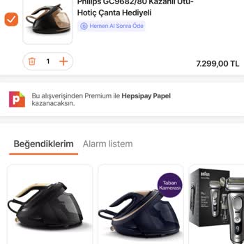 Hepsiburada Üzerinden Alınan Daha Sonra İndirime Giren Ürün