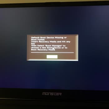 Monster Notebook Bilgisayar Açılmama Ve Muhtemelen SSD Problemi