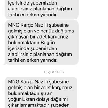 MNG Kargo Kargo Teslim Edilememe