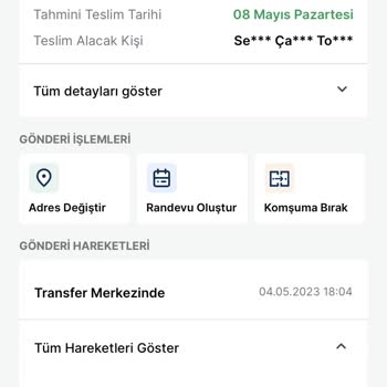 Trendyol Express Geç Teslimi Ve Kargo Transfer Sürecinde Ki Belirsizlik