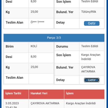 Sürat Kargo Kargo Kayıp Nerede Olduğunu Bilinmiyor