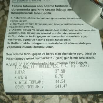 Aydın Büyükşehir Belediyesi Su Faturaları Neden Çok Yüksek