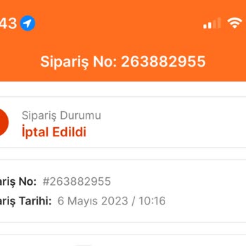 Migros Siparişimi Onayım Olmadan İptal Etti