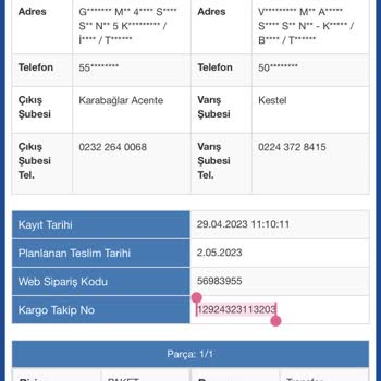 Sürat Kargo Kargom Günlerdir İzmir Aktarmada Kayıp