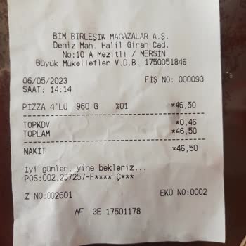 BİM Lezzethane Markalı Pizzadan Böcek Çıktı.