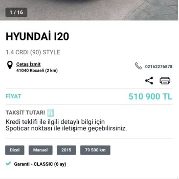 Spoticar'da Fiyat Değişikliği
