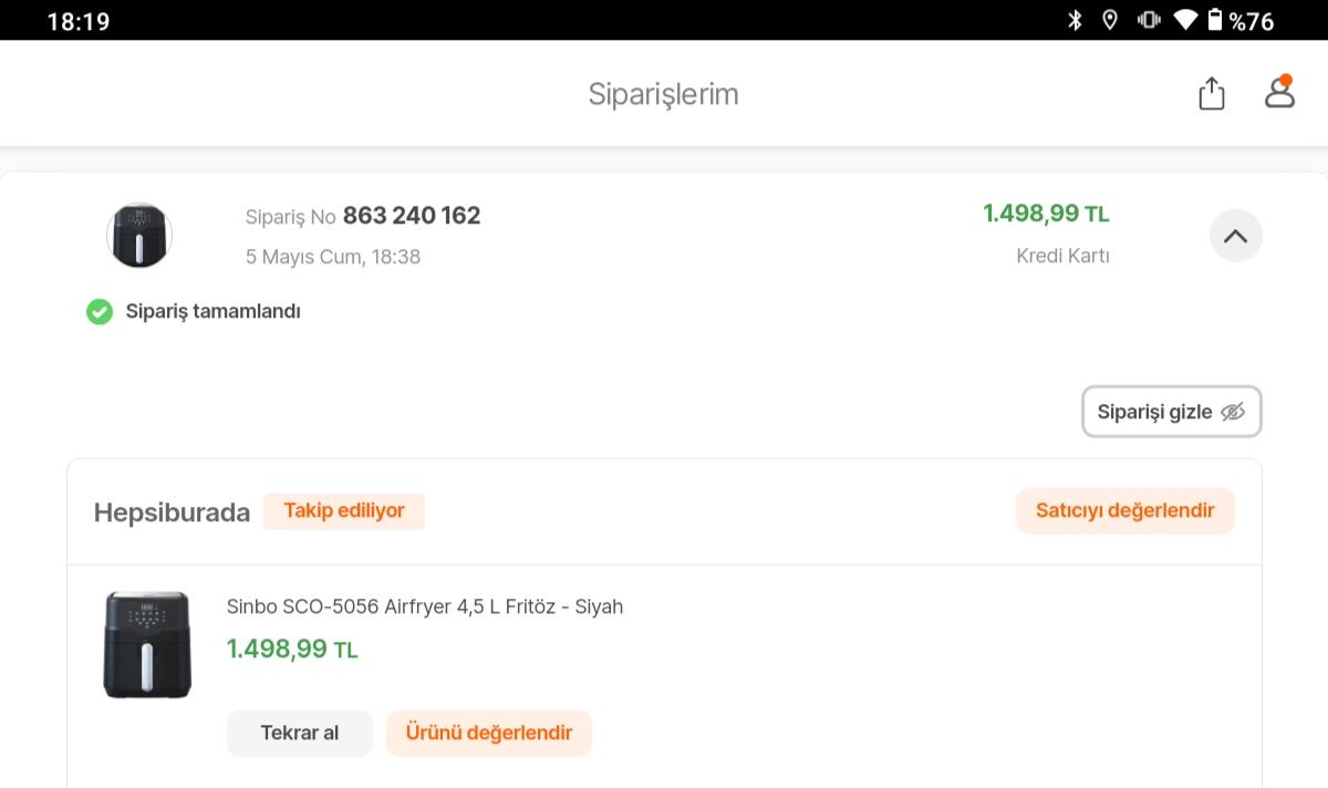 Hepsiburada Kampanya Aldatmacasına Yeni Bir Örnek Daha Şikayetvar