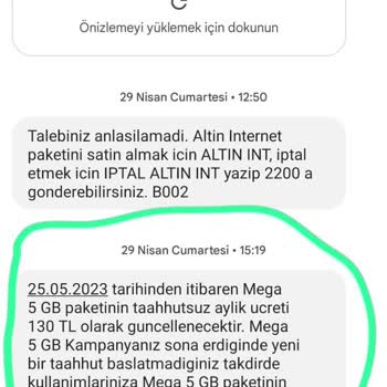 Turkcell Taahhüt Yenileme Fazla Ücret