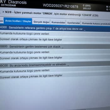 Mercedes-Benz W205 Sensör Arızası
