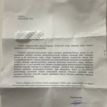 Chima Marka Kaşe Kaban