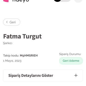 Fideyo Siparişim Gelmedi İletişim Kuramıyoruz.