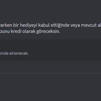 Discord.com Hediyeyi Aktif Edemiyorum.