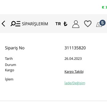Trendtesettur.com İade Kodu Verilmiyor