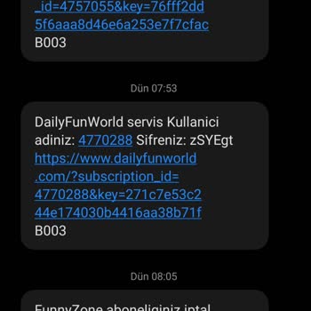 Vodafone Hat Kullanıcısının 3 Gündür Mesaj Geliyor Ve Ücret Kesiliyor
