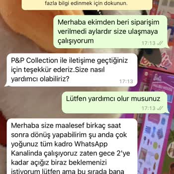 Pink Pati Collection Geç İade Ve İlgisizlik