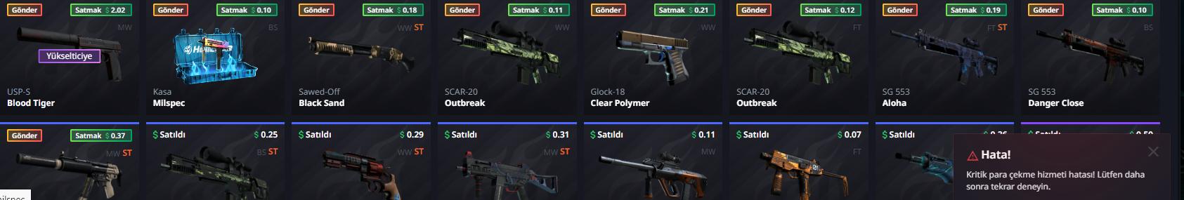 Hellcase.com Hellcase İtem Çekememe - Şikayetvar