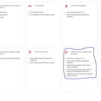 Gelir İdaresi Başkanlığı İadem Nerede Sekmesi Aktif Değil