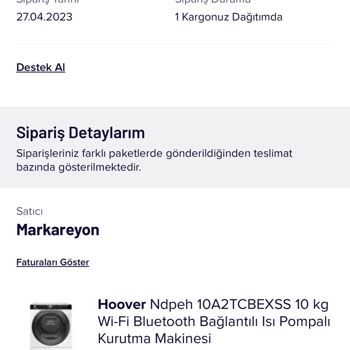 Teknosa Asla Dönüş Sağlanmıyor