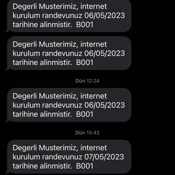 Türk Telekom İnternet Kurulum Randevu Plansızlığı