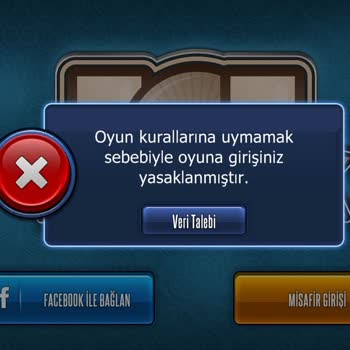 101 Okey Plus Haksız Ban Yedim Oyun Erişimim Yok