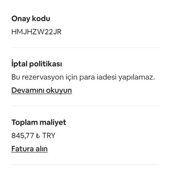 Airbnb'de Para İadesi Yapılmayan İptal İşlemi