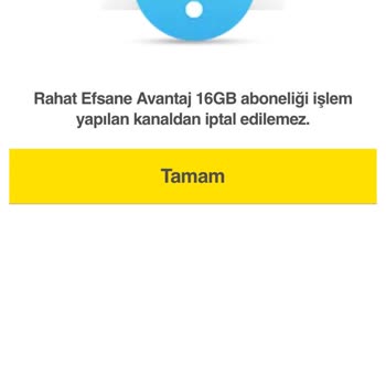 Turkcell Paket İptalinin Hata Vermesi Sürekli