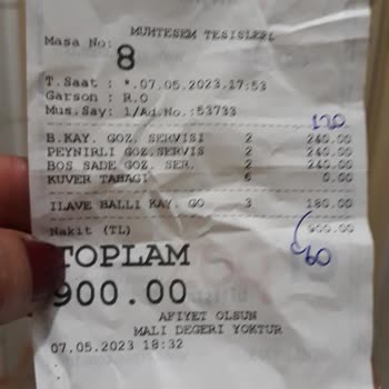 Muhteşem Dinlenme Tesisleri Muhteşem Tesisi Ve Anormal Gözleme Fiyatı. Bir Adet Gözleme 120 TL